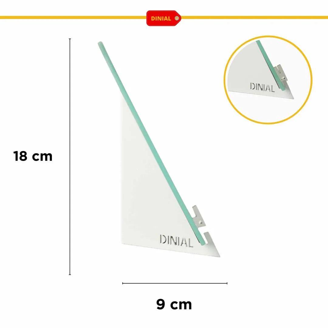 خرید آینه مستطیلی پایه مثلثی فلزی مدل DN1212