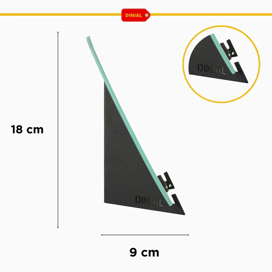 خرید آینه دایره ای پایه مثلثی فلزی دینیال مدل DN1313