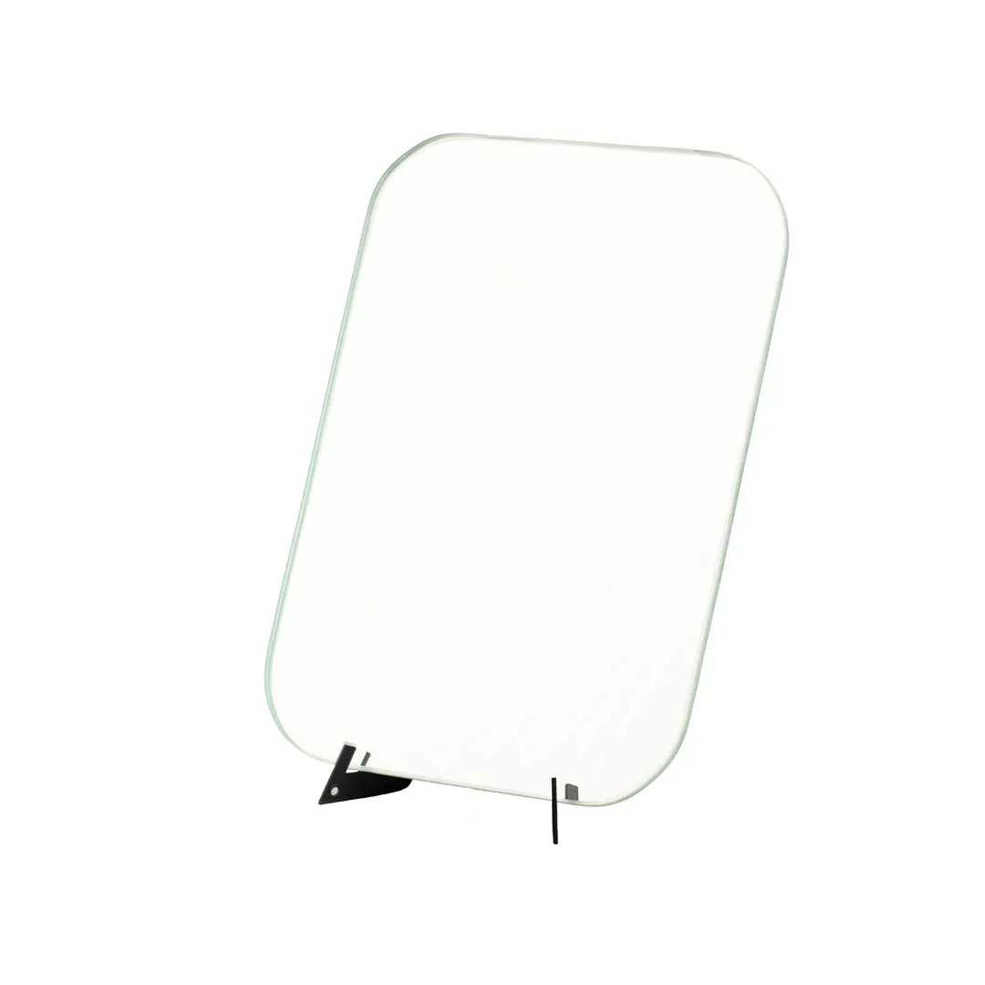 خرید آینه مستطیلی پایه مثلثی فلزی مدل DN1212