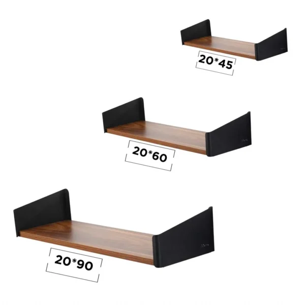 پک 3 عددی شلف پایه بلند در سه سایز